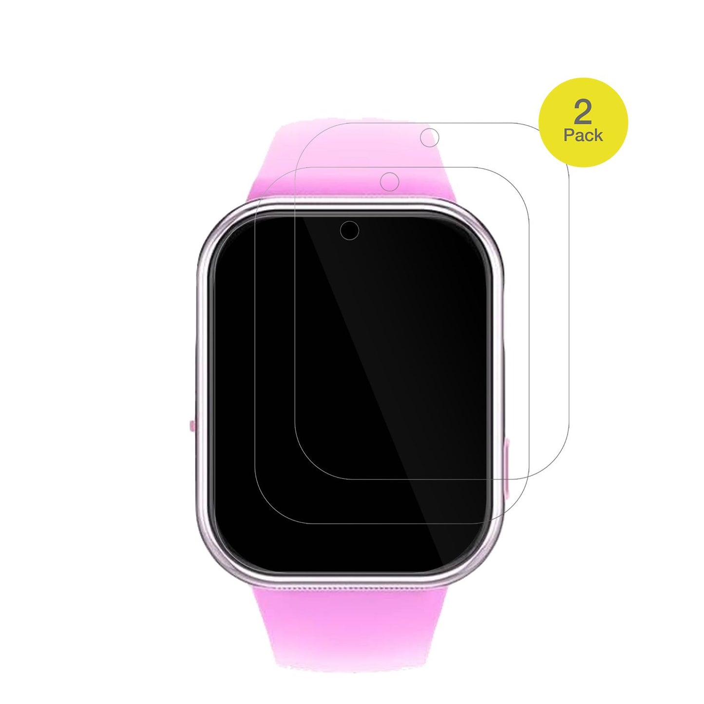 IgreemanKinder Smartwatch mit aufgebrachter dipos Displayschutzfolie, glasklare Darstellung ohne Einschränkungen