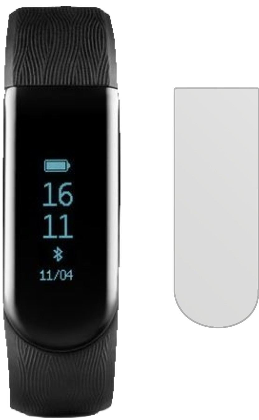 MedionLife S2000 TPU mit aufgebrachter dipos Displayschutzfolie, glasklare Darstellung ohne Einschränkungen