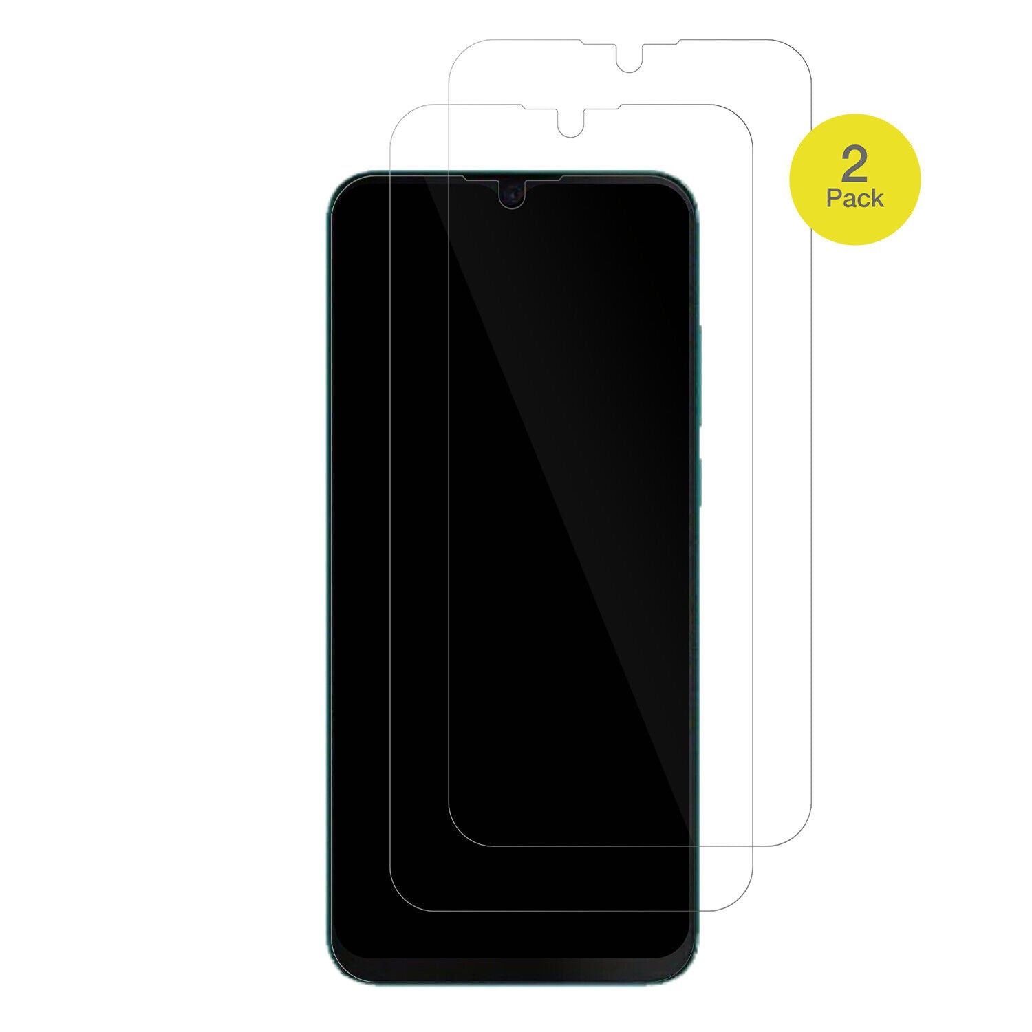 MicromaxIn 2b mit aufgebrachter dipos Displayschutzfolie, glasklare Darstellung ohne Einschränkungen