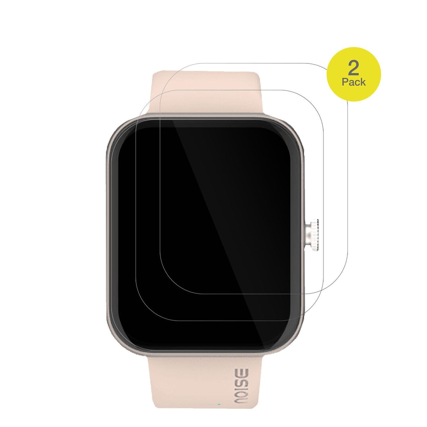 NoiseColorfit Pulse Grand mit aufgebrachter dipos Displayschutzfolie, glasklare Darstellung ohne Einschränkungen