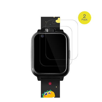 OkyukKinder Smartwatch T13001 mit aufgebrachter dipos Displayschutzfolie, glasklare Darstellung ohne Einschränkungen
