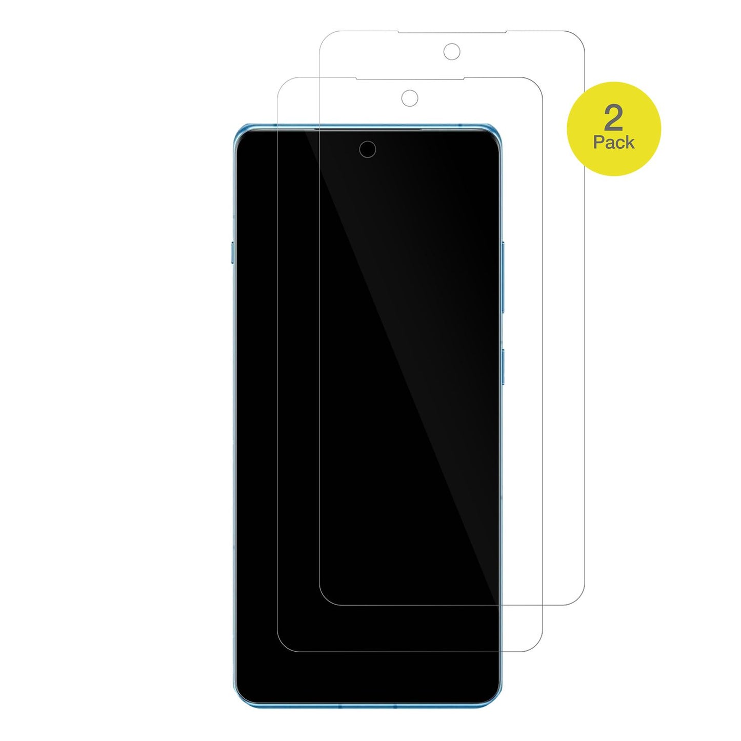 OnePlus12R 5G mit aufgebrachter dipos Displayschutzfolie, glasklare Darstellung ohne Einschränkungen
