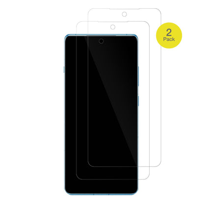 OnePlus12R 5G mit aufgebrachter dipos Displayschutzfolie, glasklare Darstellung ohne Einschränkungen