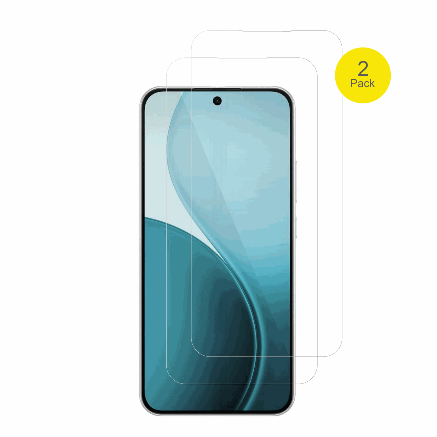 OppoF33 5G mit aufgebrachter dipos Displayschutzfolie, glasklare Darstellung ohne Einschränkungen