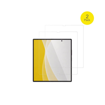 SamsungGalaxy Z Fold8 Ultra Innenseite mit aufgebrachter dipos Displayschutzfolie, glasklare Darstellung ohne Einschränkungen