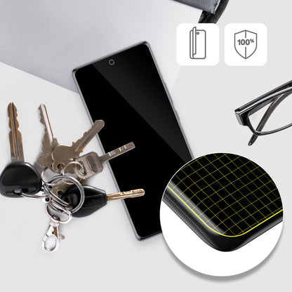 TecnoSpark 20 Pro+ mit aufgebrachter dipos Displayschutzfolie, glasklare Darstellung ohne Einschränkungen
