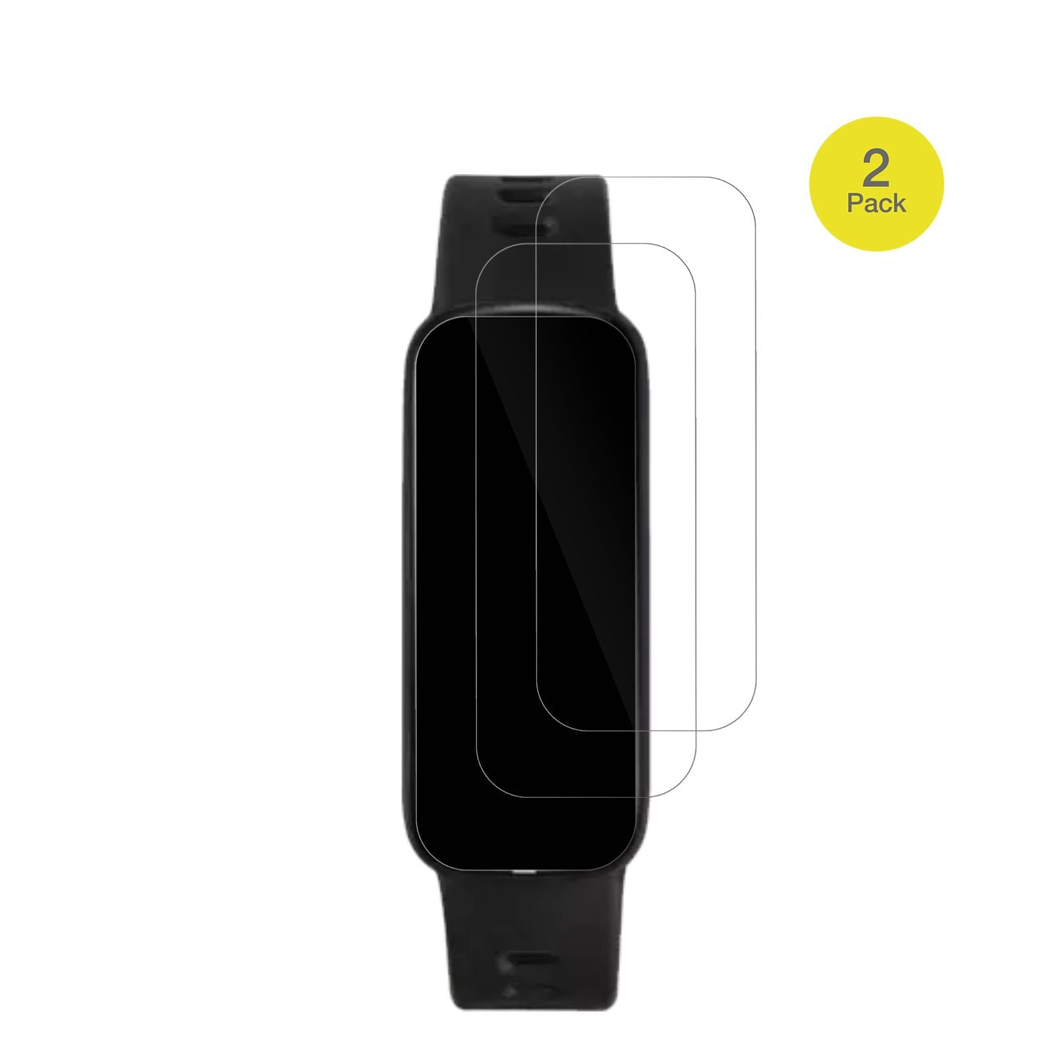 VivoWatch6 Aero (HC-C06) mit aufgebrachter dipos Displayschutzfolie, glasklare Darstellung ohne Einschränkungen