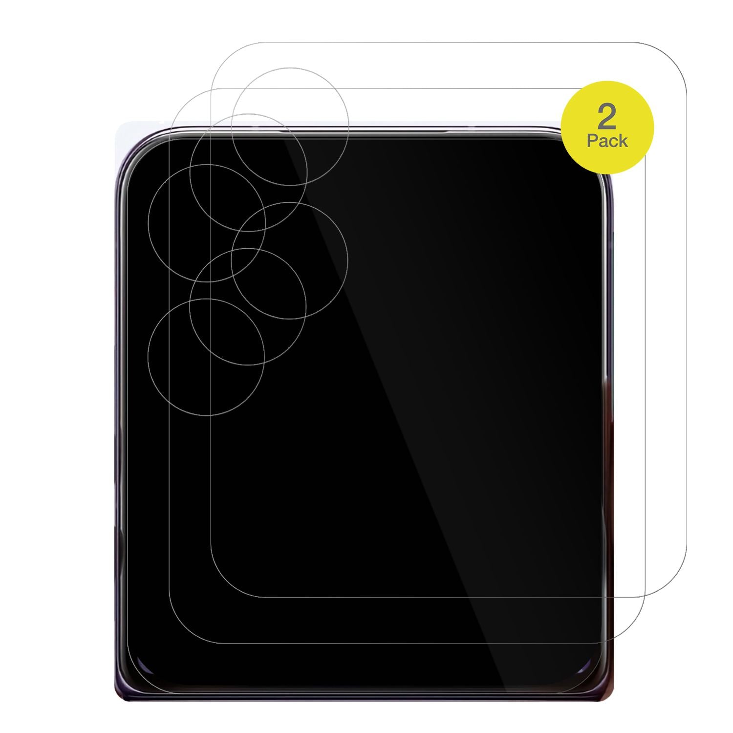 XiaomiMi Mix Flip (Frondisplay) mit aufgebrachter dipos Displayschutzfolie, glasklare Darstellung ohne Einschränkungen