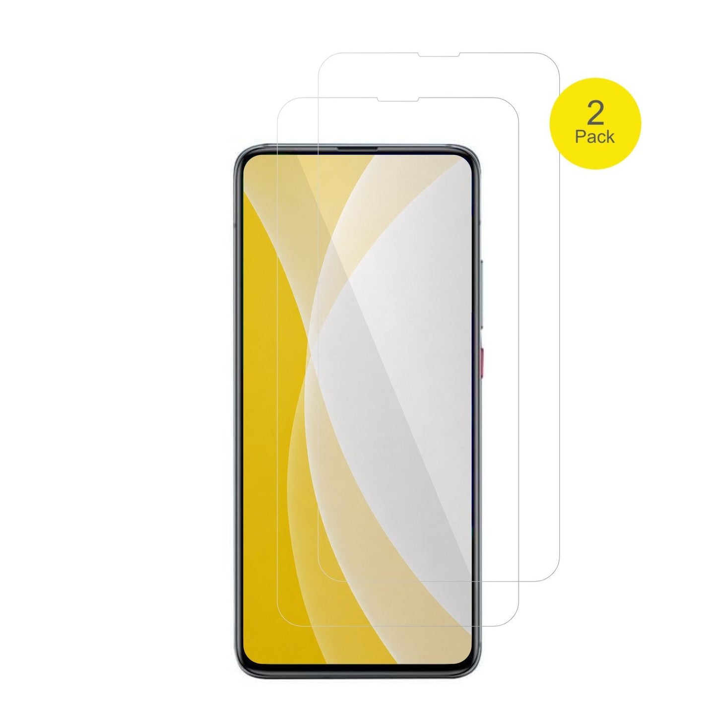 XiaomiPoco F2 Pro mit aufgebrachter dipos Displayschutzfolie, glasklare Darstellung ohne Einschränkungen