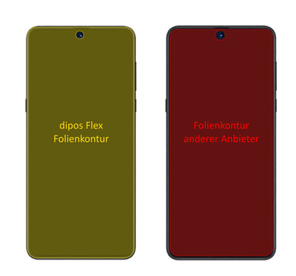 XiaomiRedmi Note 11 Pro mit aufgebrachter dipos Displayschutzfolie, glasklare Darstellung ohne Einschränkungen