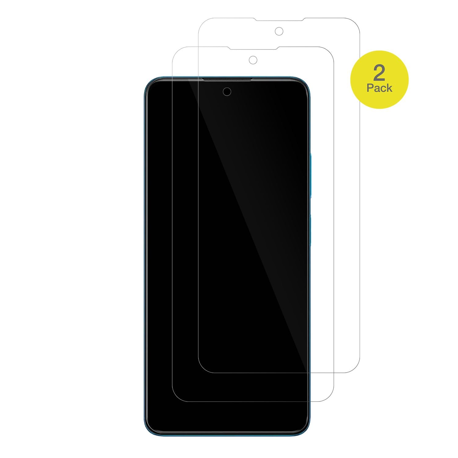 XiaomiRedmi Note 12 Pro 4G 2209116AG mit aufgebrachter dipos Displayschutzfolie, glasklare Darstellung ohne Einschränkungen