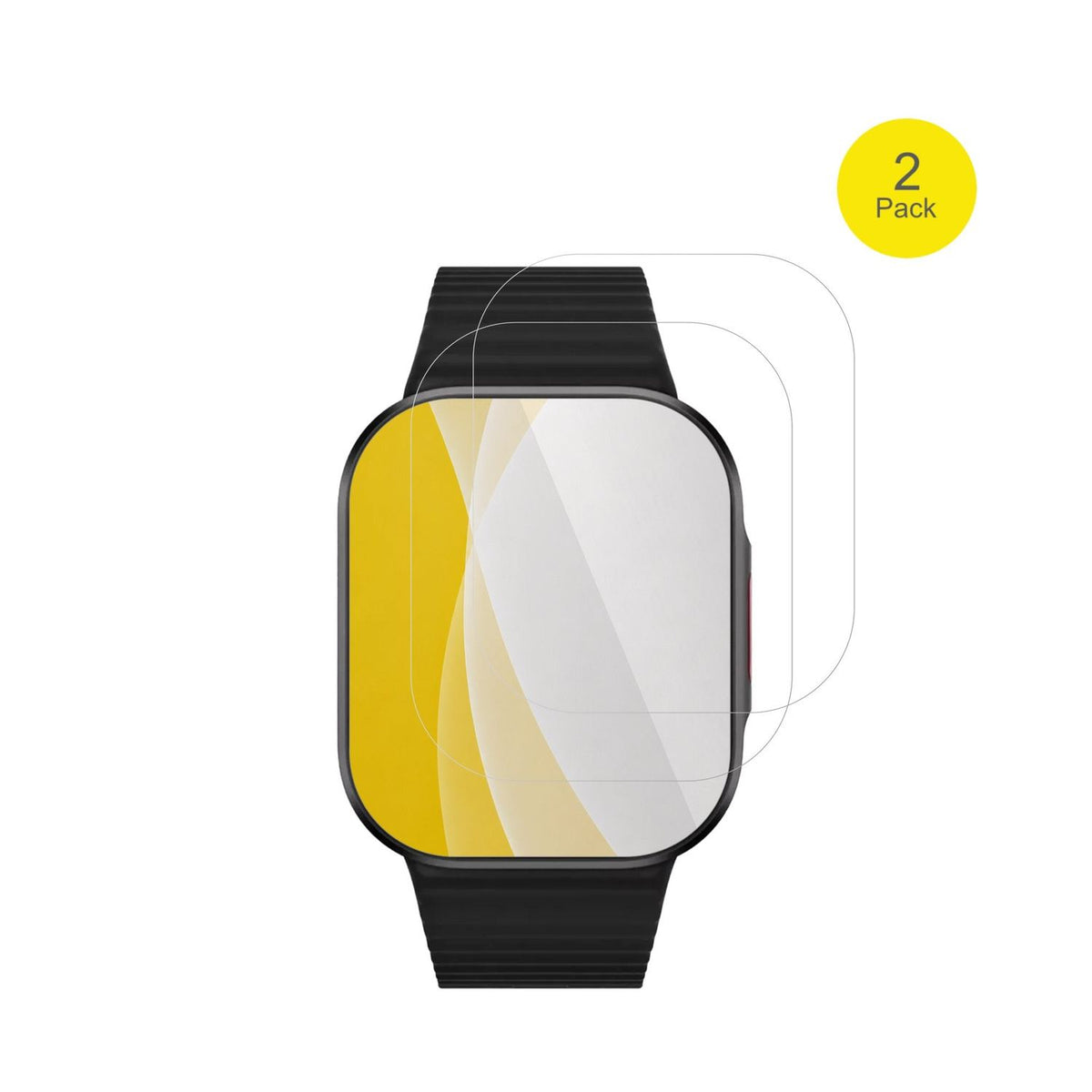 2x 3D Full Cover Schutzfolie für Xiaomi Redmi Watch 6 Lite