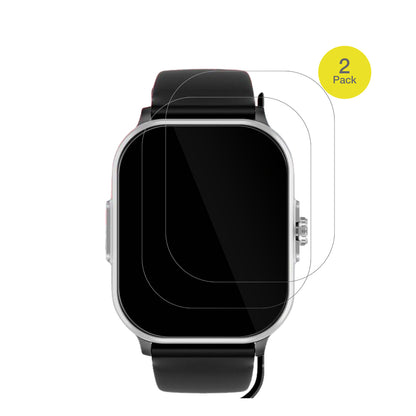YYKYSmartwatch 1.72 Zoll mit aufgebrachter dipos Displayschutzfolie, glasklare Darstellung ohne Einschränkungen