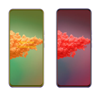ZTEAxon 20 5G mit aufgebrachter dipos Displayschutzfolie, glasklare Darstellung ohne Einschränkungen