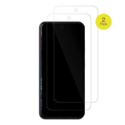 ZTEAxon 70 mit aufgebrachter dipos Displayschutzfolie, glasklare Darstellung ohne Einschränkungen