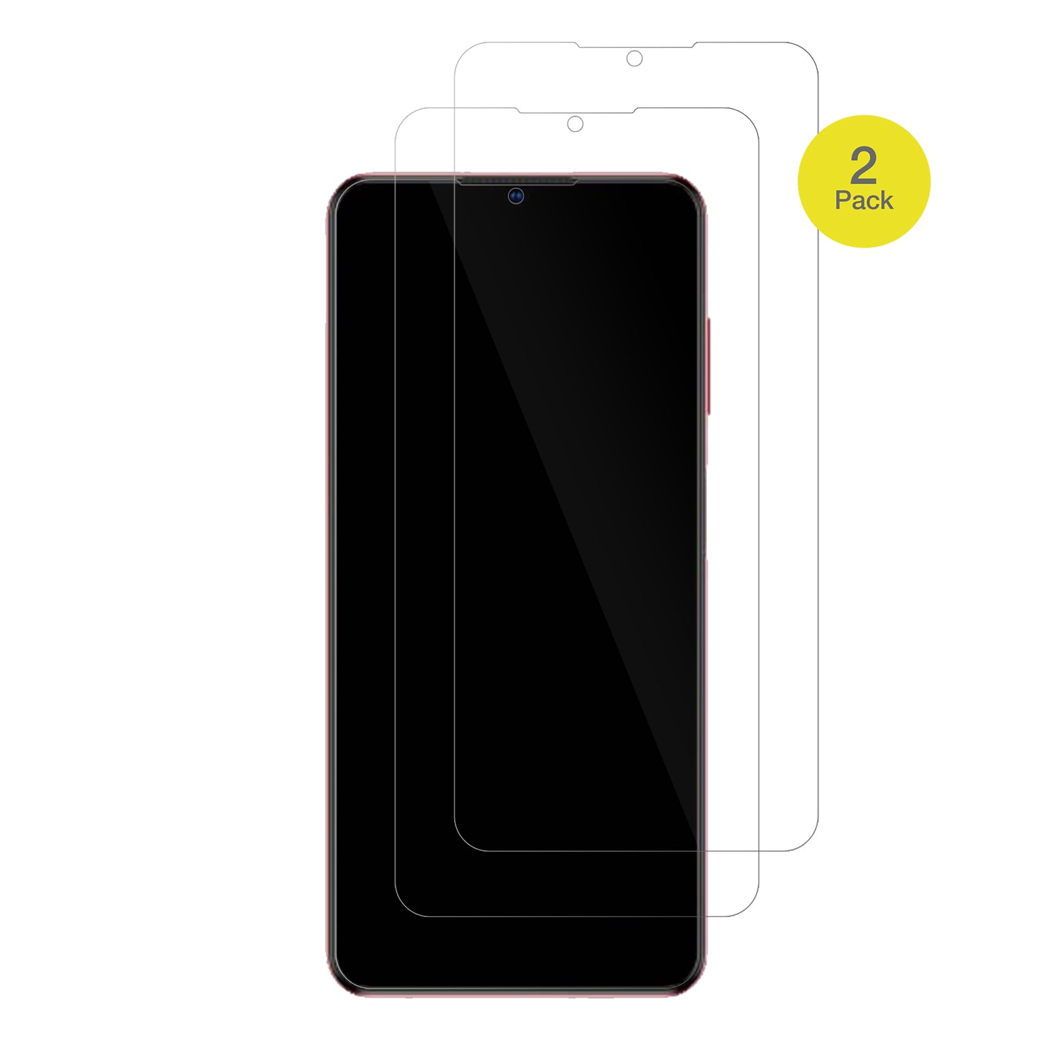 ZTEBlade V40 Vita mit aufgebrachter dipos Displayschutzfolie, glasklare Darstellung ohne Einschränkungen