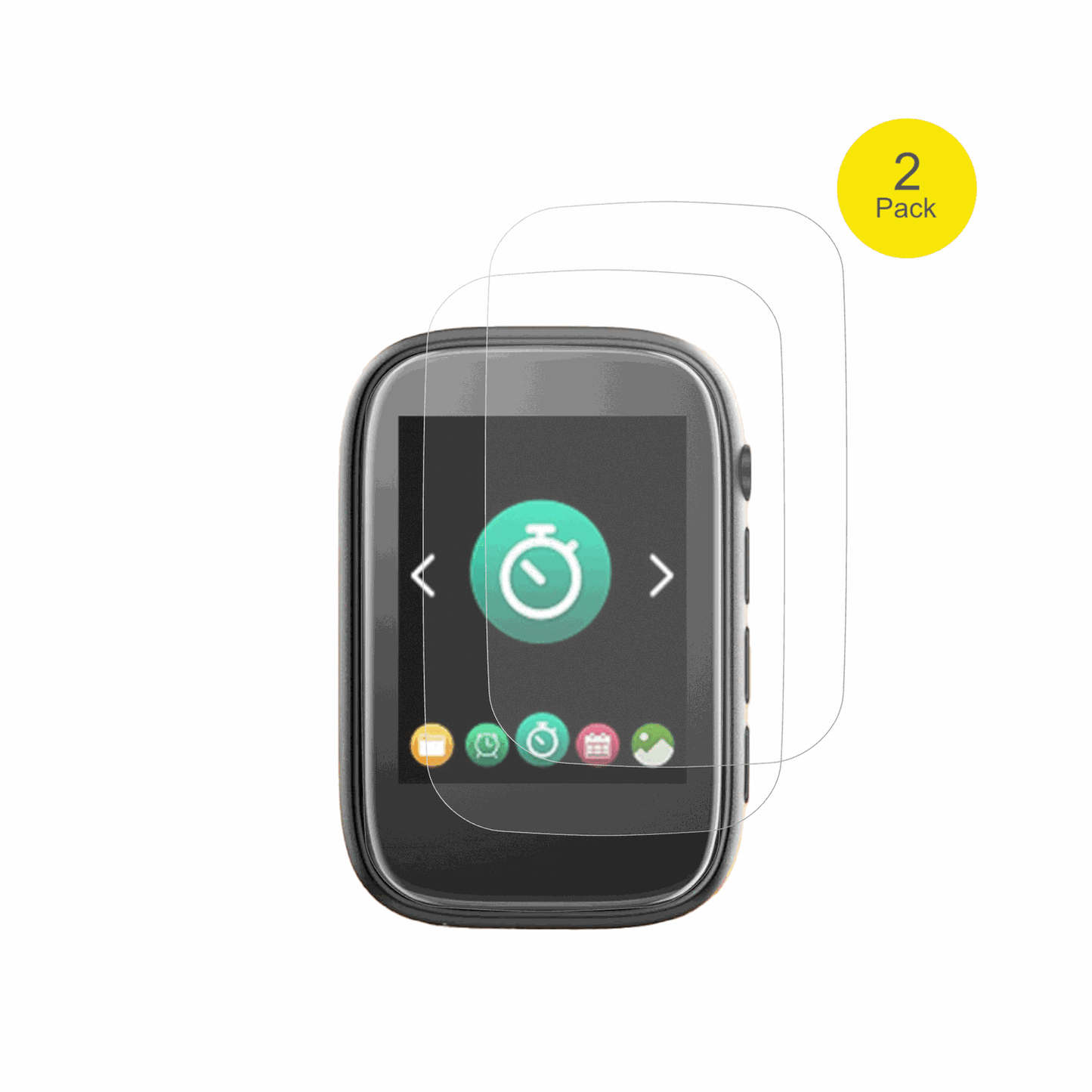 colorcoolA3 MP3-Player mit aufgebrachter dipos Flex Schutzfolie, glasklare Darstellung ohne Einschränkungen