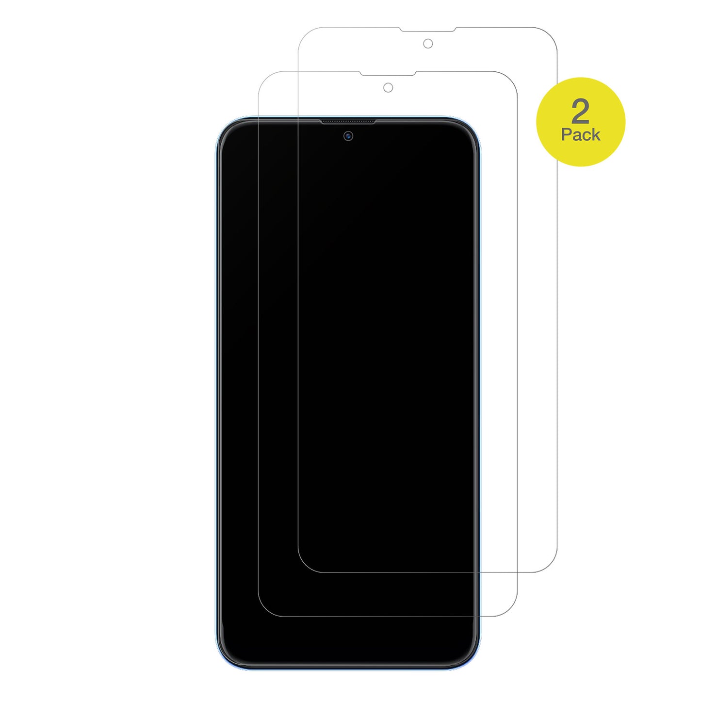 CoolpadCool 12A mit aufgebrachter dipos Flex Schutzfolie, glasklare Darstellung ohne Einschränkungen