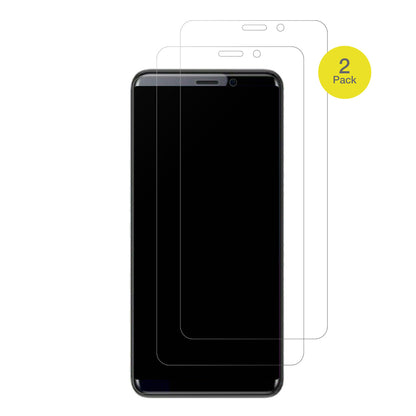 CoolpadCool Play 7C mit aufgebrachter dipos Flex Schutzfolie, glasklare Darstellung ohne Einschränkungen