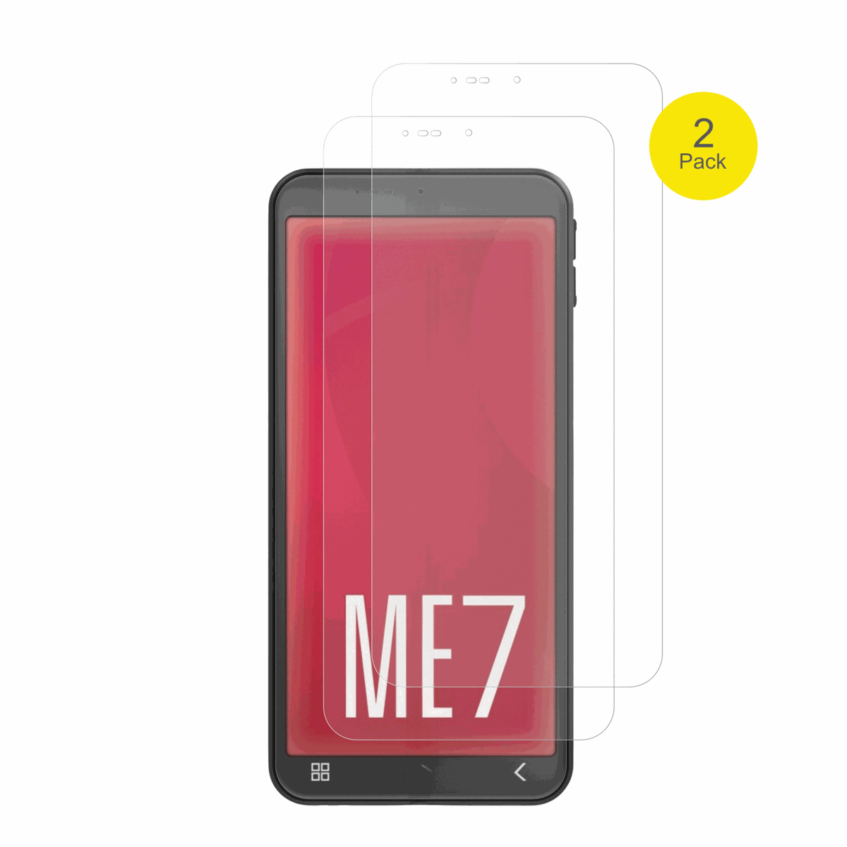 EmporiaSmart ME 7 mit aufgebrachter dipos Flex Schutzfolie, glasklare Darstellung ohne Einschr�nkungen