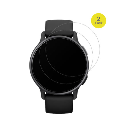 GarminVivoactive 5 mit aufgebrachter dipos Flex Schutzfolie, glasklare Darstellung ohne Einschränkungen