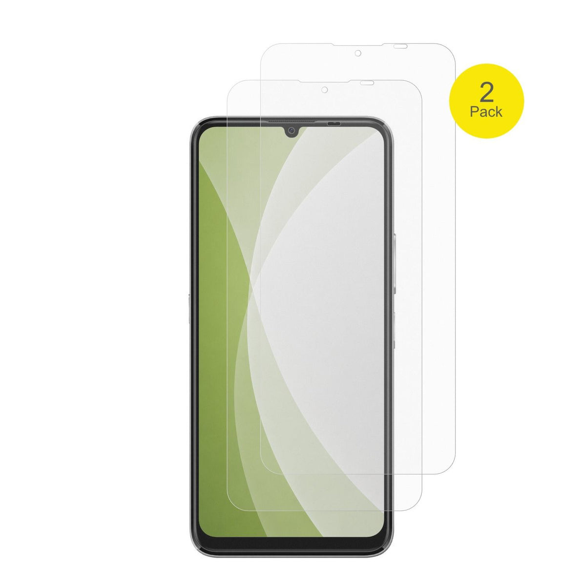 HonorChoice T10 mit aufgebrachter dipos Flex Schutzfolie, glasklare Darstellung ohne Einschränkungen