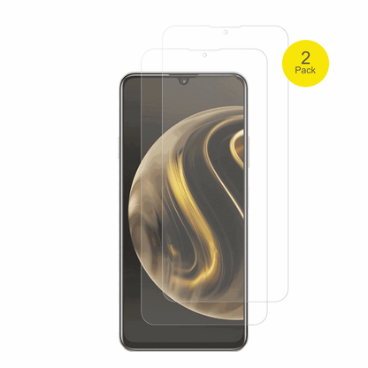 HuaweiEnjoy 70 mit aufgebrachter dipos Flex Schutzfolie, glasklare Darstellung ohne Einschränkungen
