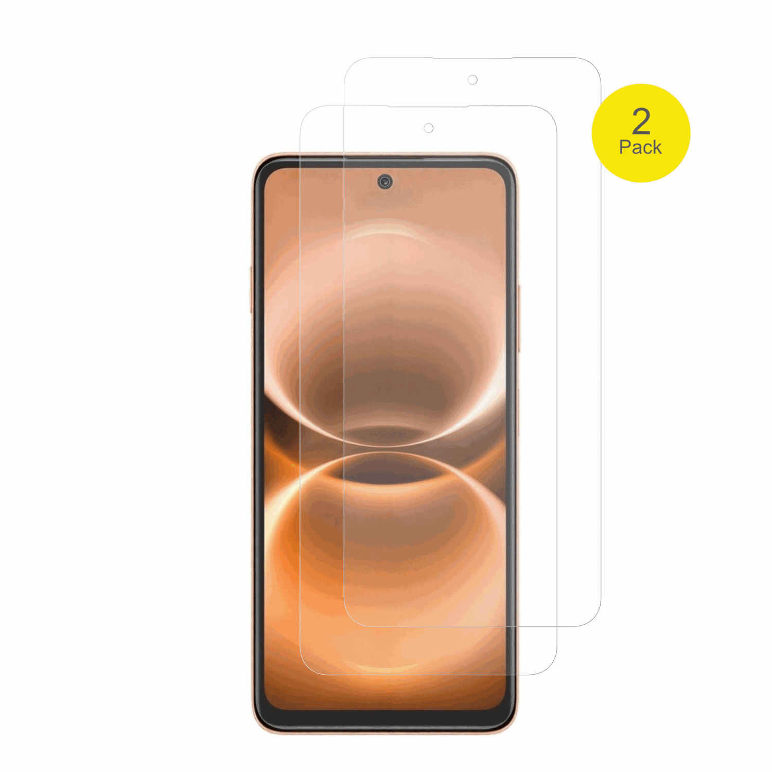 HuaweiEnjoy 90m Plus mit aufgebrachter dipos Flex Schutzfolie, glasklare Darstellung ohne Einschränkungen