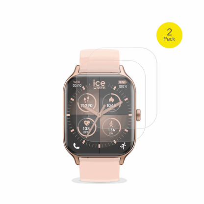 Ice-WatchIce Fit RT 3.0 40mm mit aufgebrachter dipos Flex Schutzfolie, glasklare Darstellung ohne Einschr�nkungen
