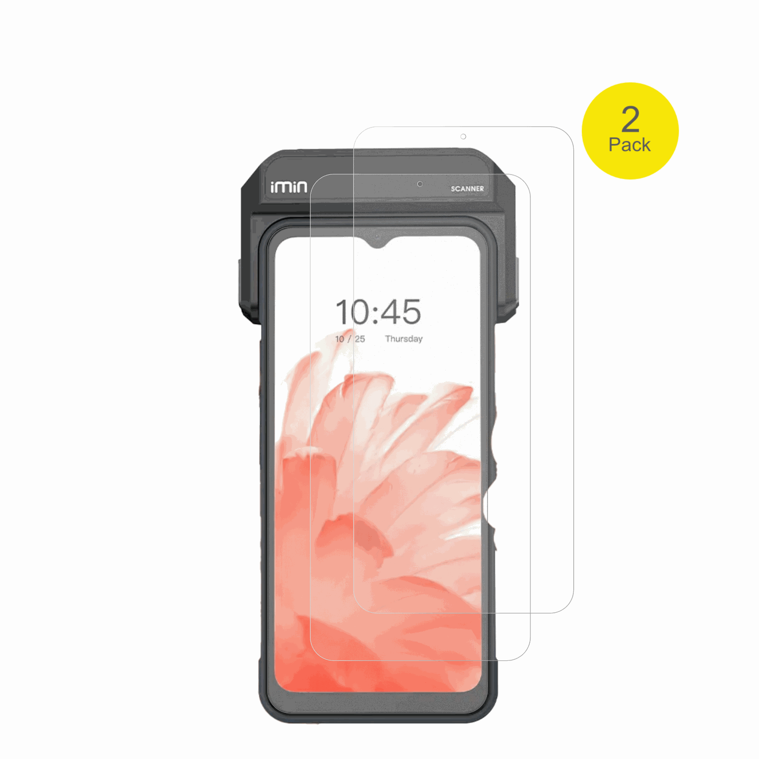 IMINSwift 1 mit aufgebrachter dipos Flex Schutzfolie, glasklare Darstellung ohne Einschr�nkungen