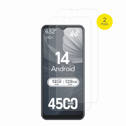 invensNote TK02 mit aufgebrachter dipos Flex Schutzfolie, glasklare Darstellung ohne Einschränkungen