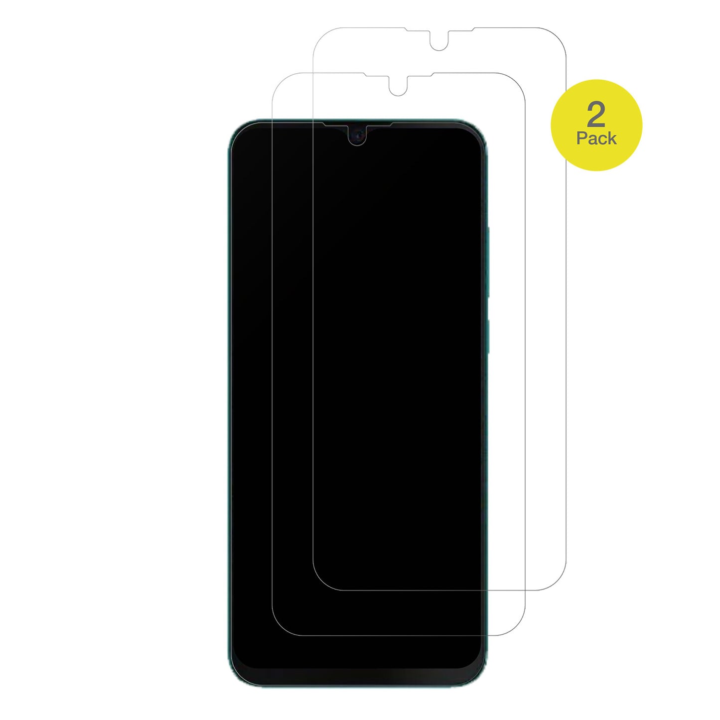 MicromaxIn 2b mit aufgebrachter dipos Flex Schutzfolie, glasklare Darstellung ohne Einschränkungen