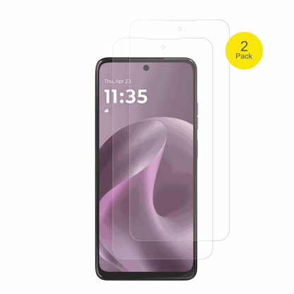 MotorolaMoto G17 mit aufgebrachter dipos Flex Schutzfolie, glasklare Darstellung ohne Einschr�nkungen
