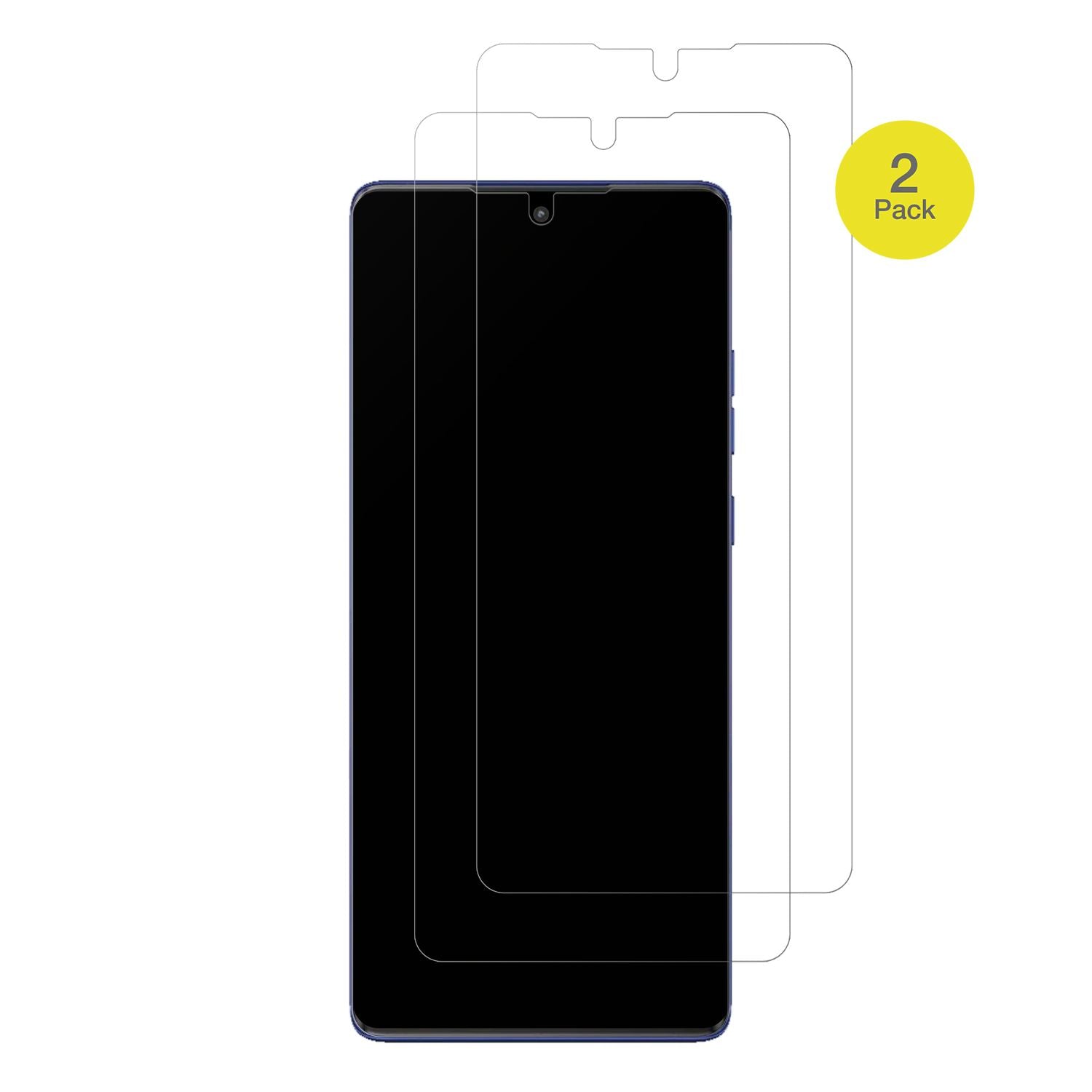 MotorolaMoto G85 mit aufgebrachter dipos Flex Schutzfolie, glasklare Darstellung ohne Einschränkungen