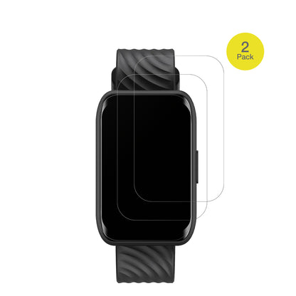 MotorolaMoto Watch 40 mit aufgebrachter dipos Flex Schutzfolie, glasklare Darstellung ohne Einschränkungen