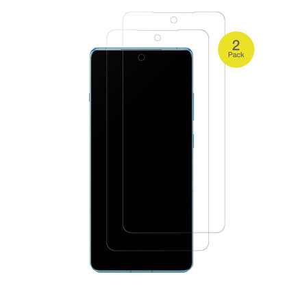 OnePlus12R 5G mit aufgebrachter dipos Flex Schutzfolie, glasklare Darstellung ohne Einschränkungen