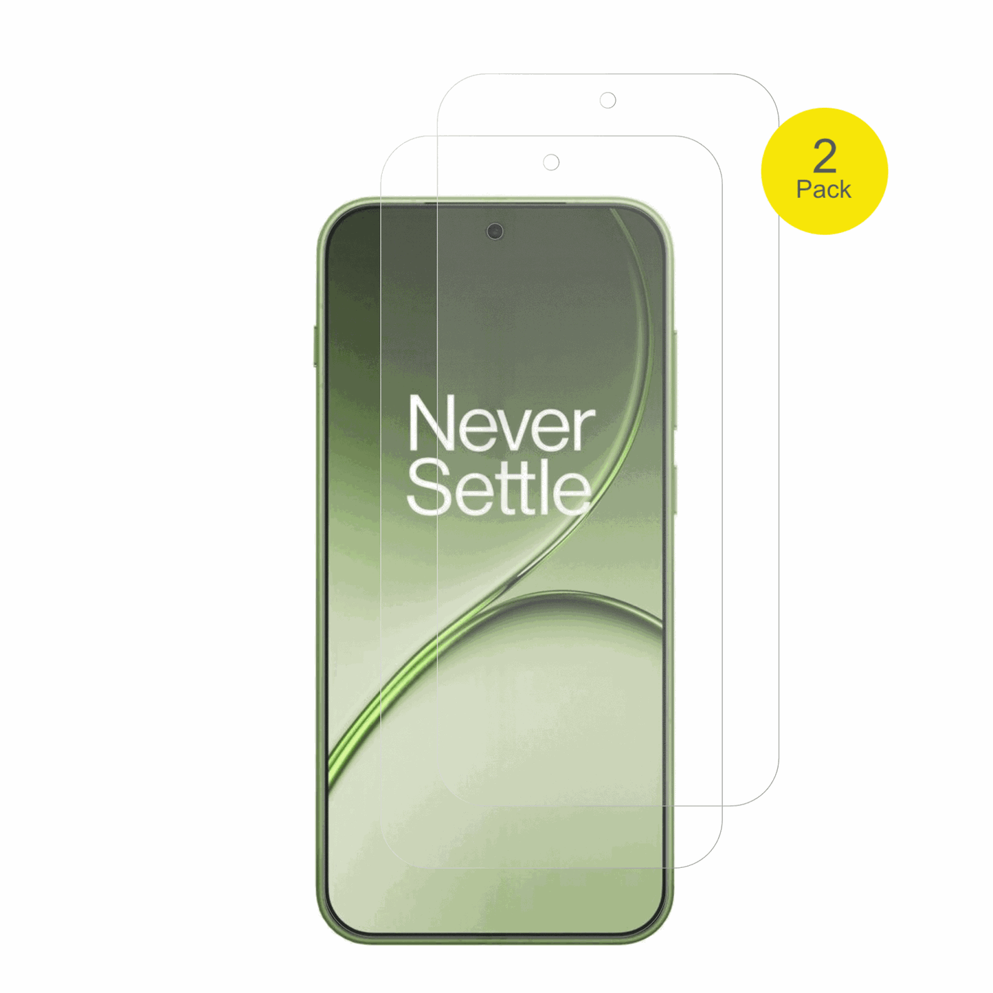 OnePlus15T mit aufgebrachter dipos Flex Schutzfolie, glasklare Darstellung ohne Einschr�nkungen