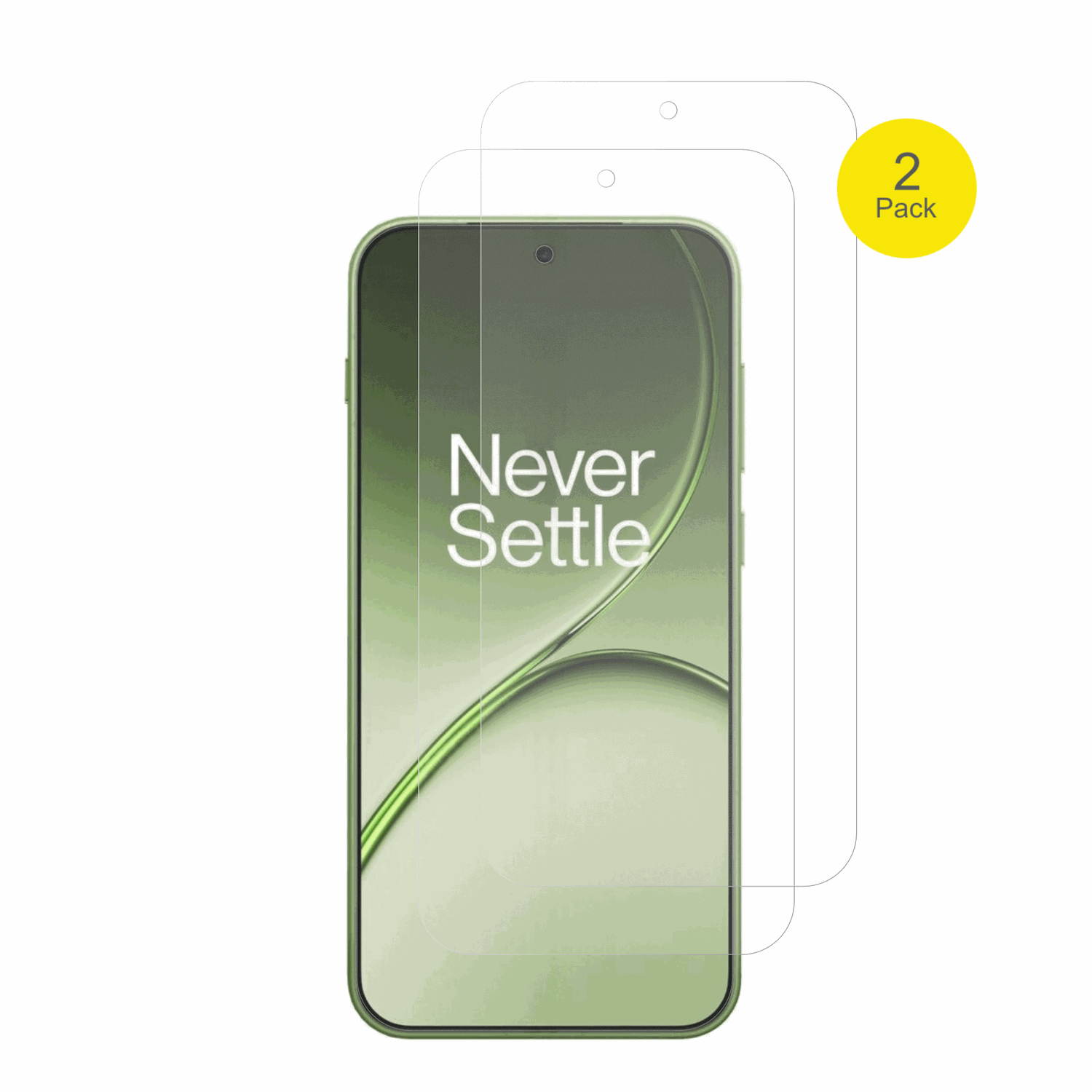 OnePlus15T mit aufgebrachter dipos Flex Schutzfolie, glasklare Darstellung ohne Einschr�nkungen