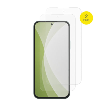 OnePlusN6 mit aufgebrachter dipos Flex Schutzfolie, glasklare Darstellung ohne Einschränkungen