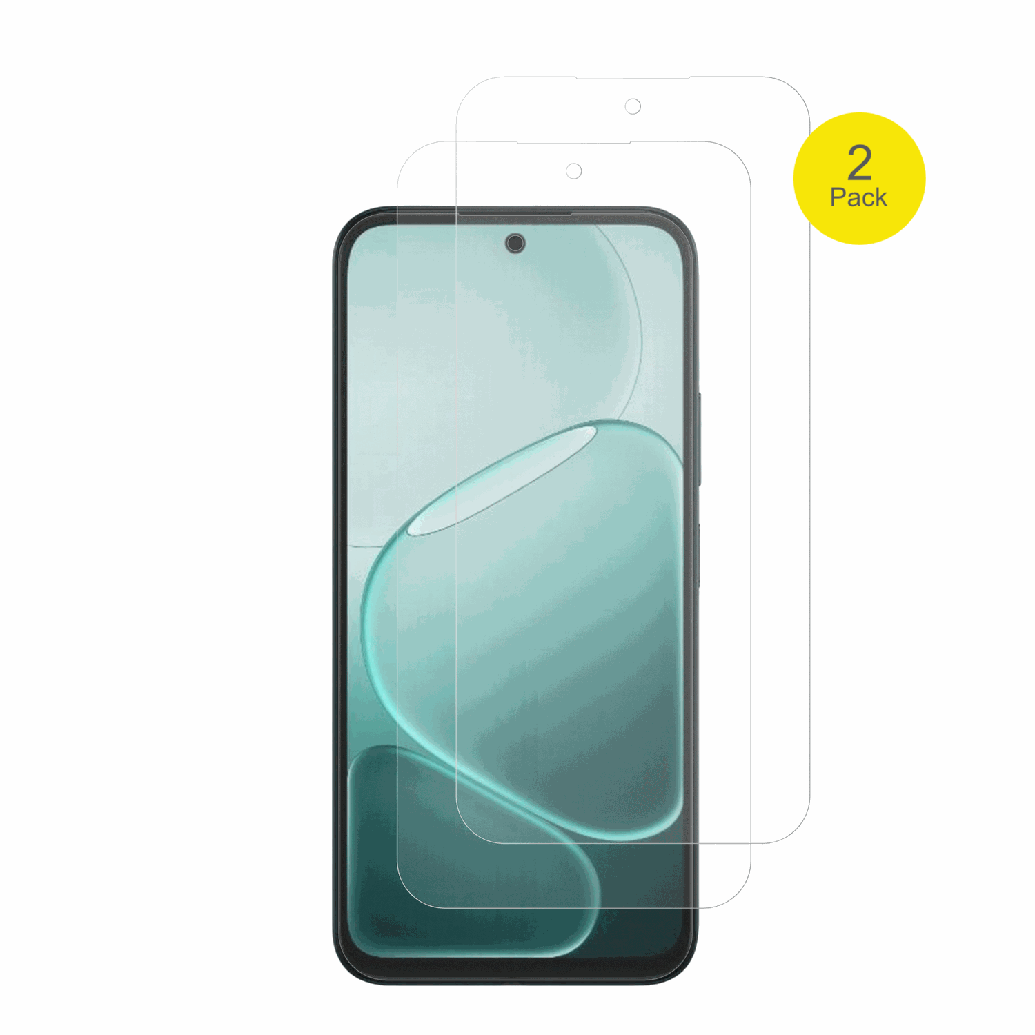 OppoA6 5G CPH2831 mit aufgebrachter dipos Flex Schutzfolie, glasklare Darstellung ohne Einschränkungen