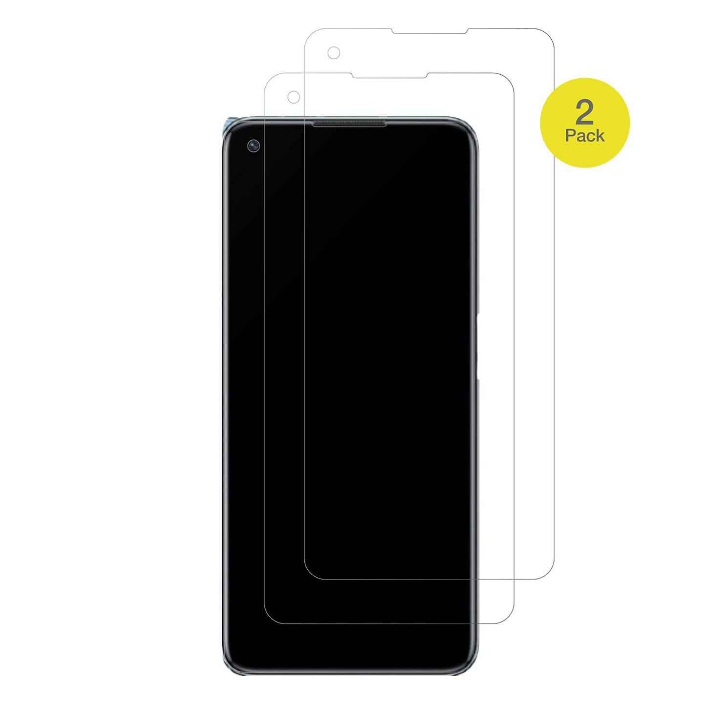 OppoK10 5G mit aufgebrachter dipos Flex Schutzfolie, glasklare Darstellung ohne Einschränkungen
