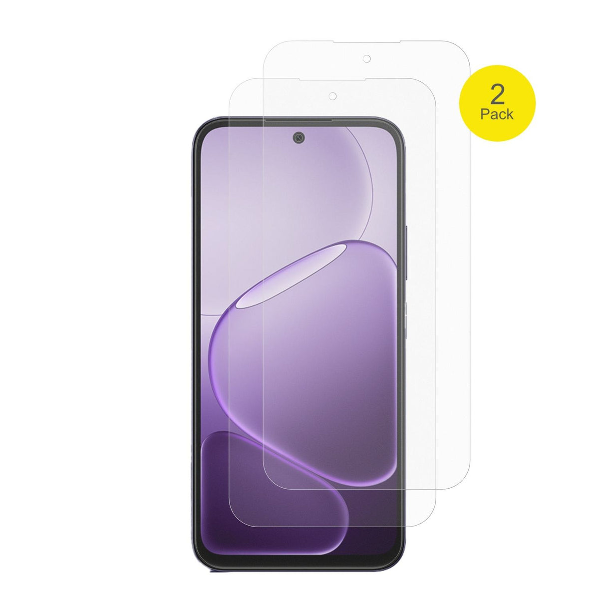 OppoK14 5G mit aufgebrachter dipos Flex Schutzfolie, glasklare Darstellung ohne Einschränkungen