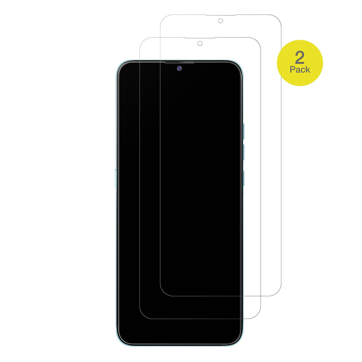 OukitelC33 4G mit aufgebrachter dipos Flex Schutzfolie, glasklare Darstellung ohne Einschränkungen