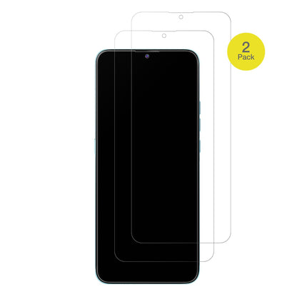 OukitelC33 4G mit aufgebrachter dipos Flex Schutzfolie, glasklare Darstellung ohne Einschränkungen