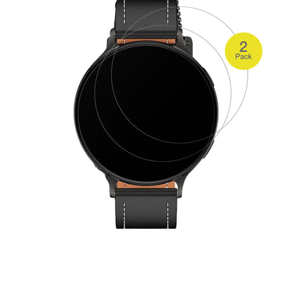 PirewareNano Smartwatch mit aufgebrachter dipos Flex Schutzfolie, glasklare Darstellung ohne Einschränkungen