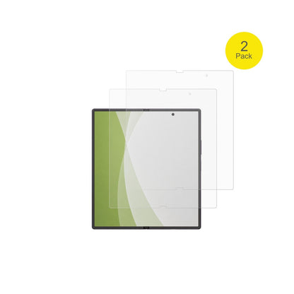 SamsungGalaxy Z Fold8 Ultra Innenseite mit aufgebrachter dipos Flex Schutzfolie, glasklare Darstellung ohne Einschränkungen