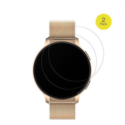 Sloksfil1.39 Zoll Smartwatch mit aufgebrachter dipos Flex Schutzfolie, glasklare Darstellung ohne Einschränkungen