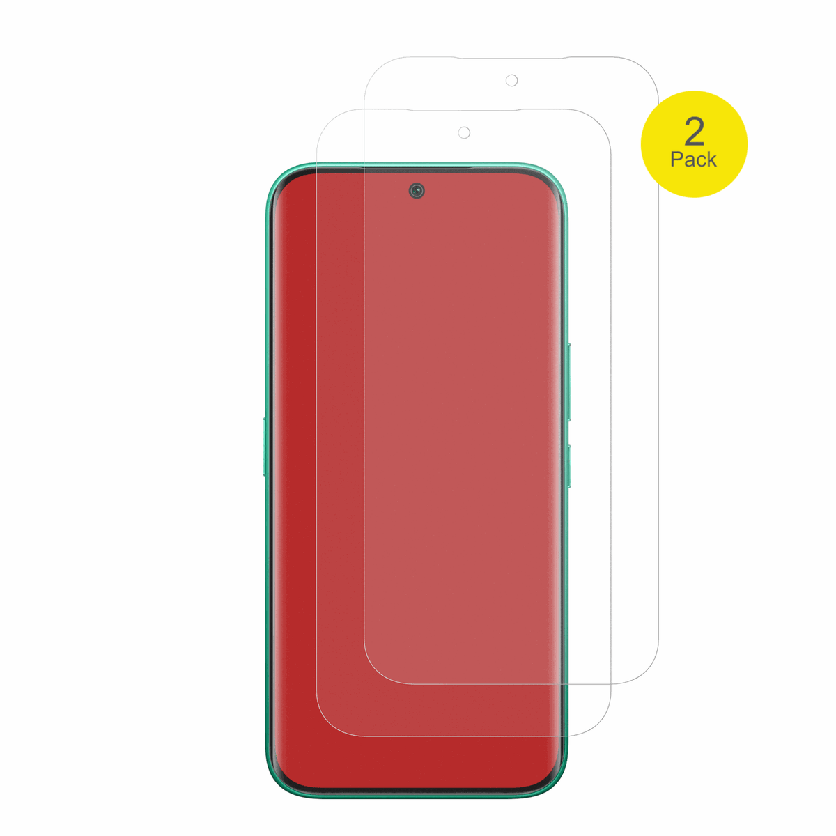 TecnoCamon 50 Pro mit aufgebrachter dipos Flex Schutzfolie, glasklare Darstellung ohne Einschränkungen