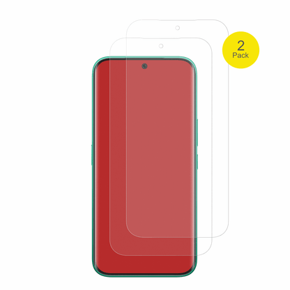 TecnoCamon 50 Pro mit aufgebrachter dipos Flex Schutzfolie, glasklare Darstellung ohne Einschränkungen