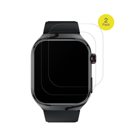 TK 16Smartwatch 2.04 Zoll mit aufgebrachter dipos Flex Schutzfolie, glasklare Darstellung ohne Einschränkungen